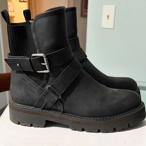 Black Combat & Moto Boots